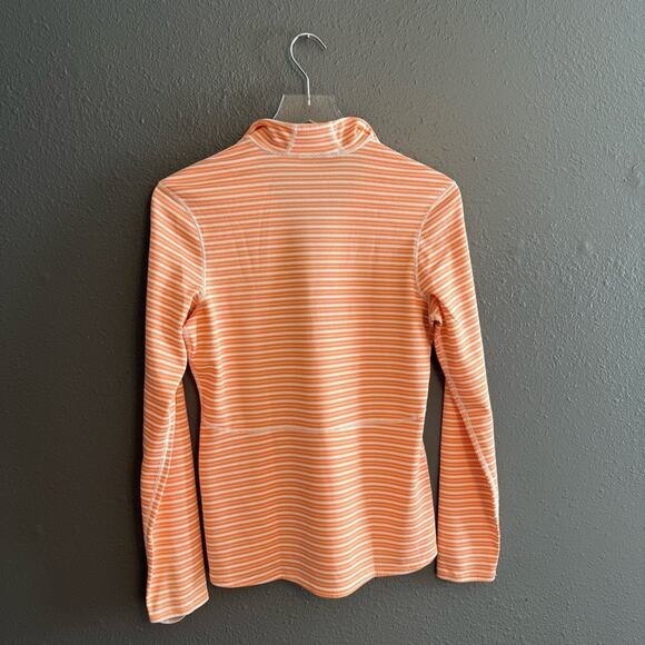 Patagonia Capline 3 Mid-weight Quarter Zip Stripe Long Sleeve Size M - Picture 2 of 4